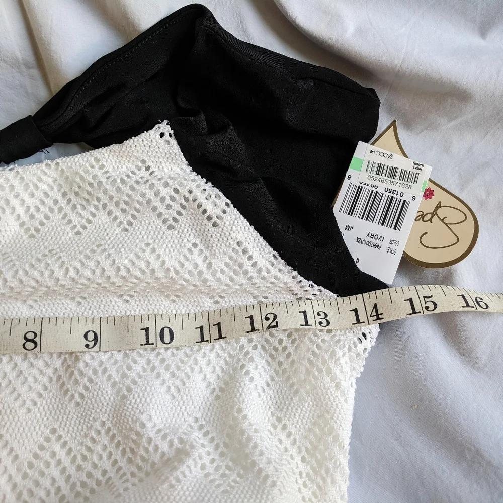 NWT Speechless Girls ivory eyelets dress size 8